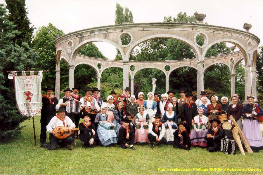 Photo de groupe officielle de l'Aubade du Quercy.